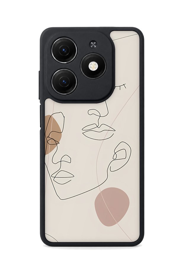 Spark 20 Compatible Minimalism Patterned Camera Protected Shockproof Case