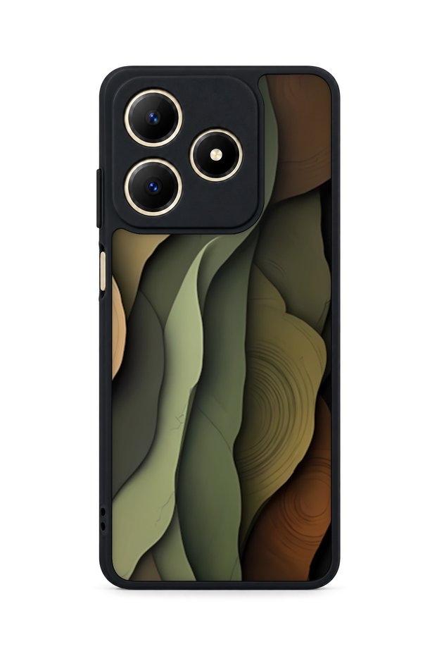 Realme C61 Compatible Natural Patterned Camera Protected Shockproof Case