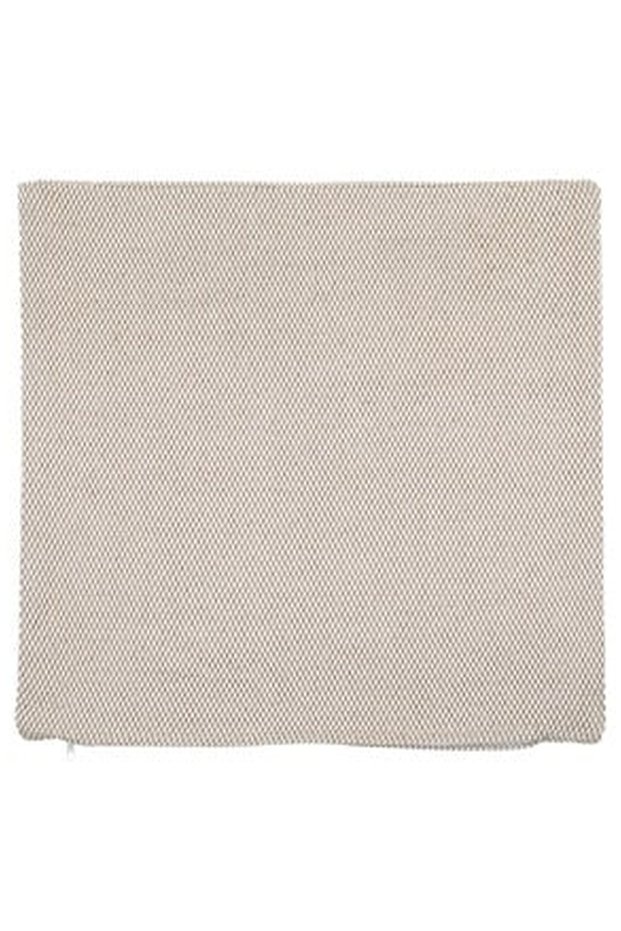 Brown Decorative Pillowcase with Embossed Pattern 45x45cm