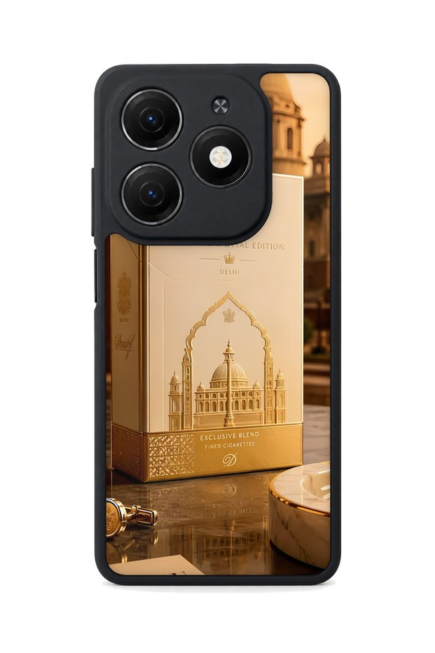 Spark 20 Compatible Delhi Patterned Camera Protected Shockproof Case