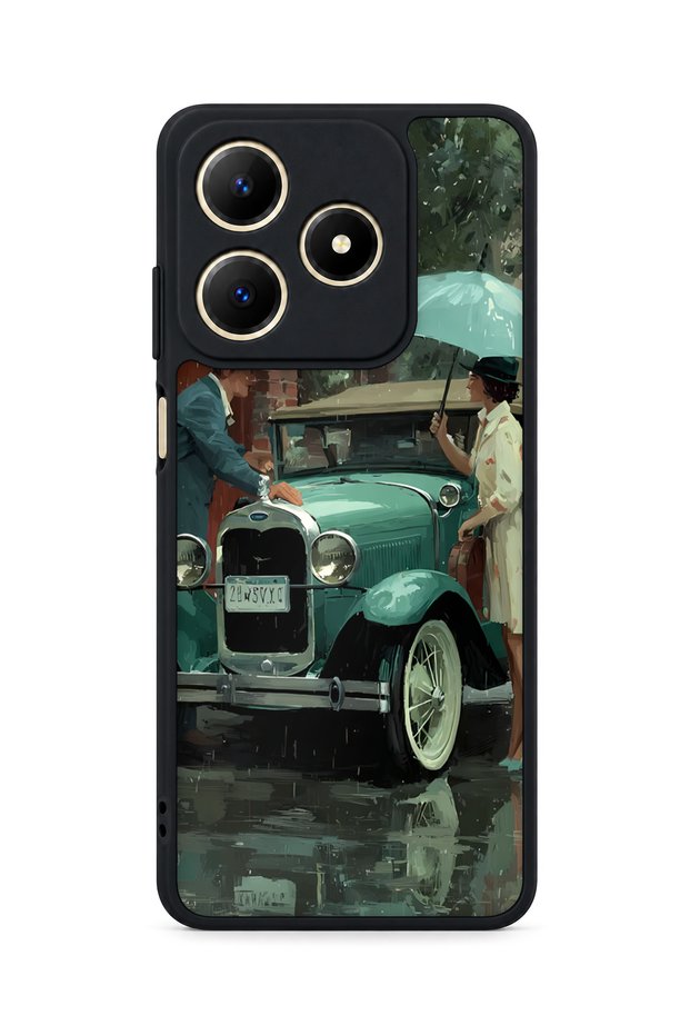 حافظة مقاومة للصدمات متوافقة مع كاميرا Realme C61 ذات النمط القابل للتحويل