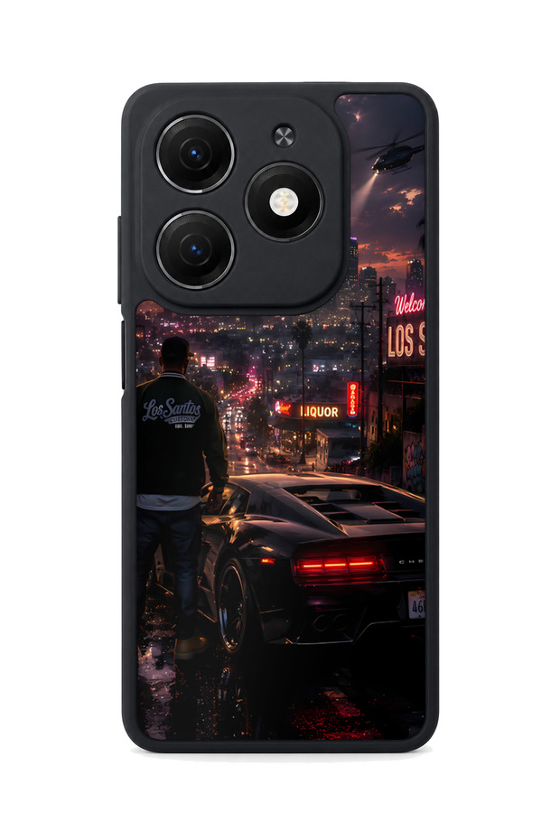 Spark 20 Compatible Lossantos Patterned Camera Protected Shockproof Case