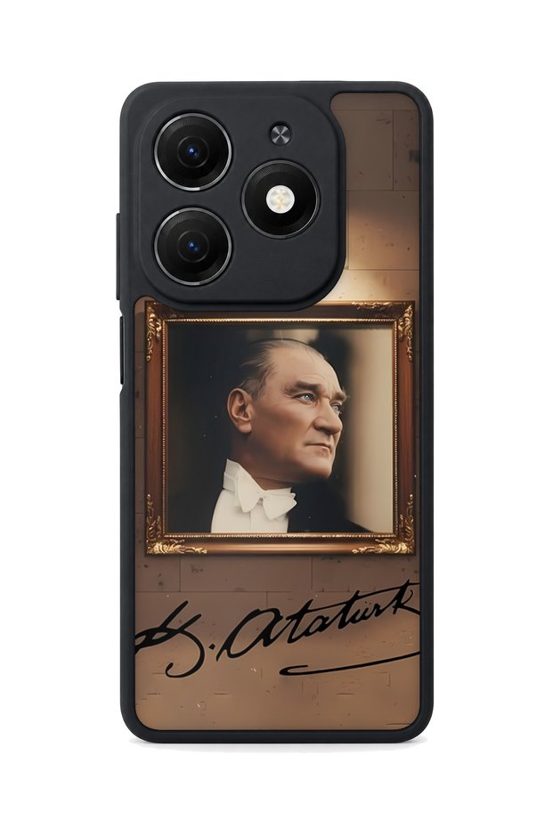 Spark 20 Compatible Ataturk Portrait Patterned Camera Protected Shockproof Case