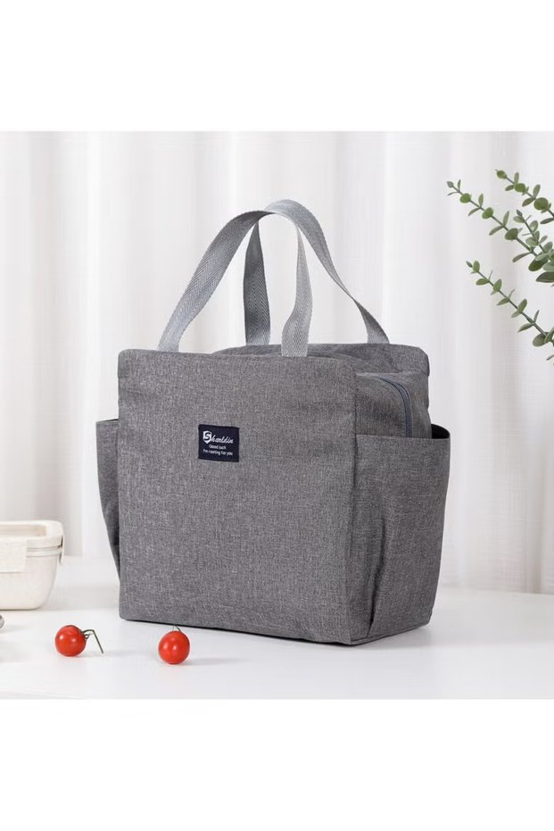 Large Lunch Bag, Reusable Insulated Lunch Bag Cooler Bag for Adult Men Women, Storage Pockets for Outdoor Travel Hiking Beach Picnic BBQ Party