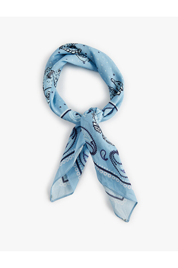 Patterned Square Scarf Bandana