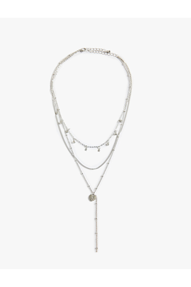 Multiple Necklace with Heart