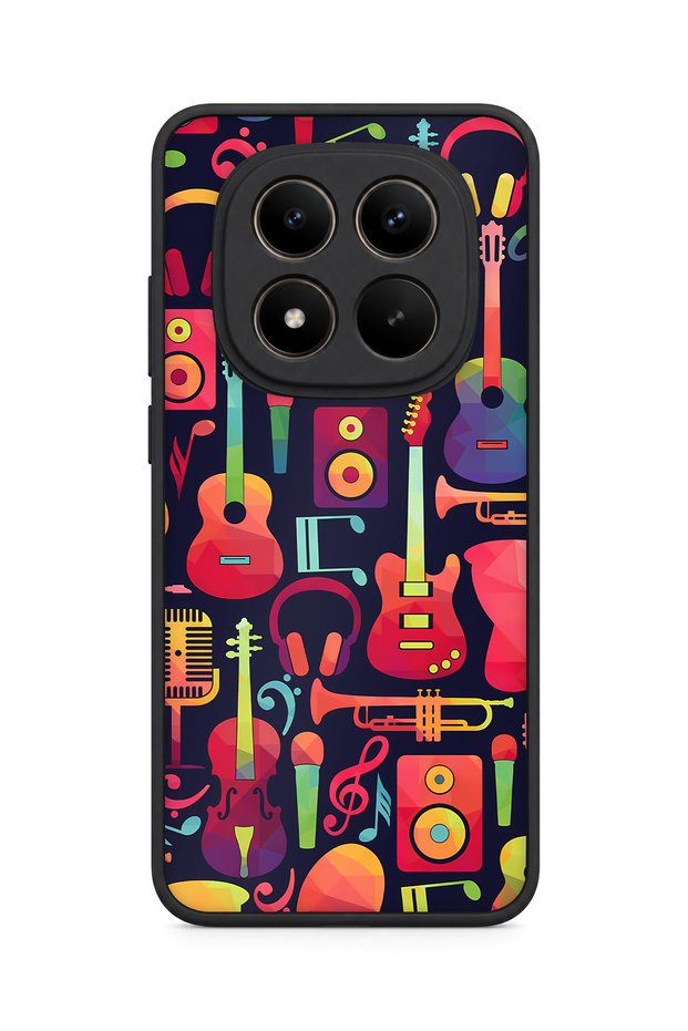 حافظة مقاومة للصدمات متوافقة مع Redmi Note 15 Pro Plus 5G مع حماية للكاميرا وتصميم مزخرف