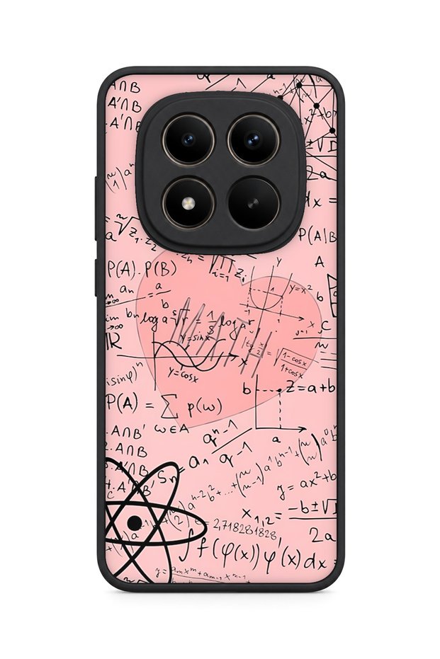 Redmi Note 15 Pro Plus 5g Compatible Mathematically Patterned Camera Protected Shockproof Case