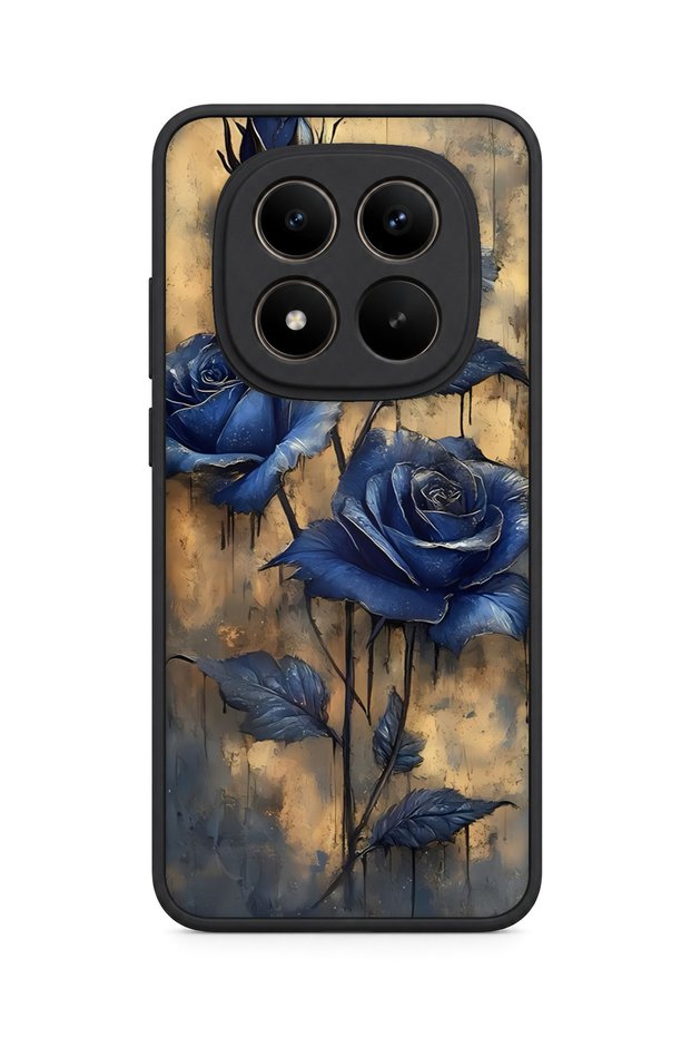 حافظة مقاومة للصدمات متوافقة مع هاتف Redmi Note 15 Pro Plus 5G مع حماية للكاميرا بنمط BlueRose