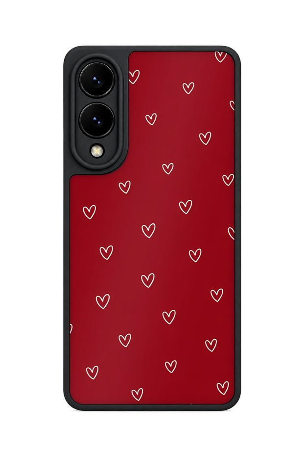 Samsung Galaxy S25 Edge Compatible Small Patterned Shockproof Case with Camera Protection