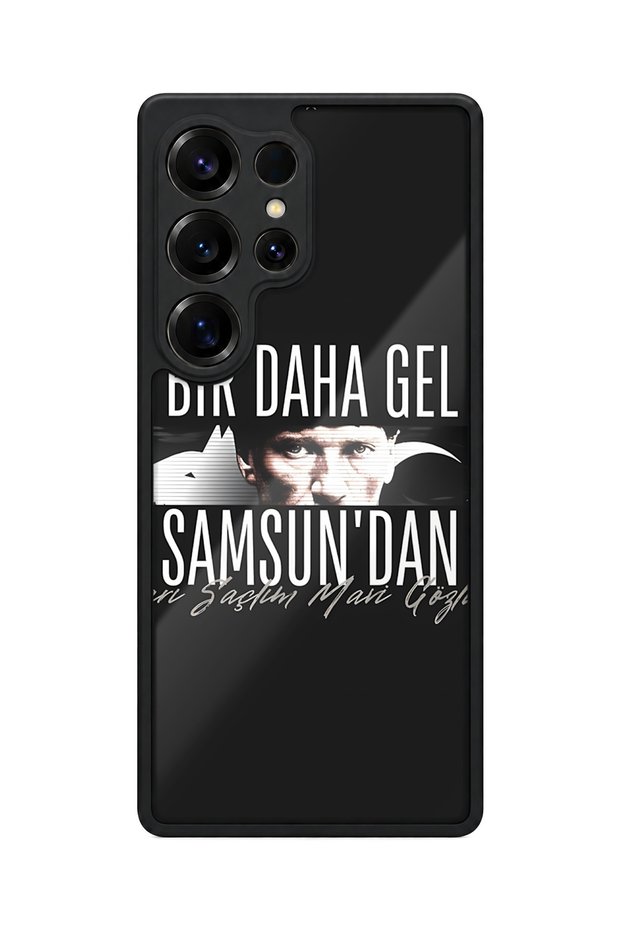 Samsung Galaxy S25 Ultra Compatible Samsun Patterned Camera Protected Shockproof Case
