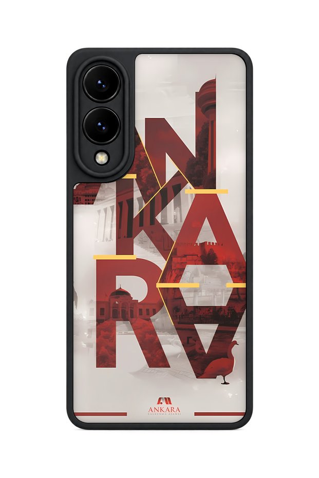 Samsung Galaxy S25 Edge Compatible Capital Patterned Shockproof Case with Camera Protection