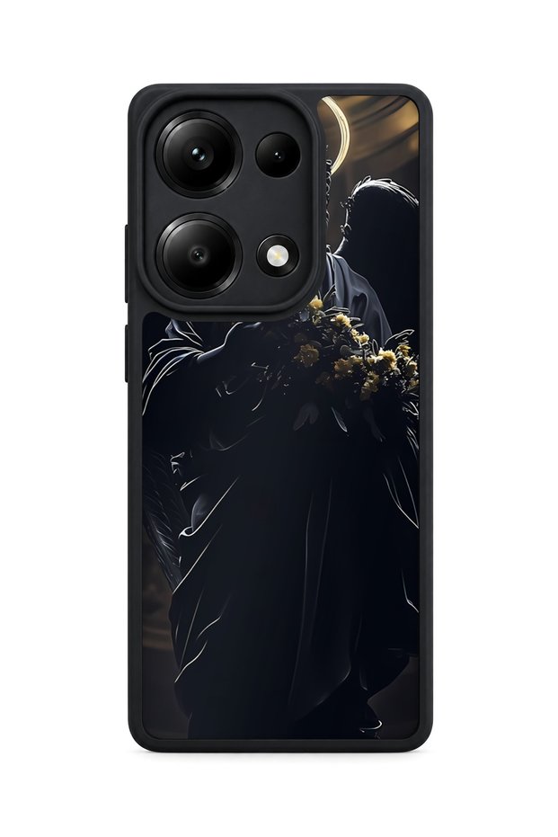 Redmi Note 13 Pro 4g Compatible Angel Patterned Camera Protected Shockproof Case