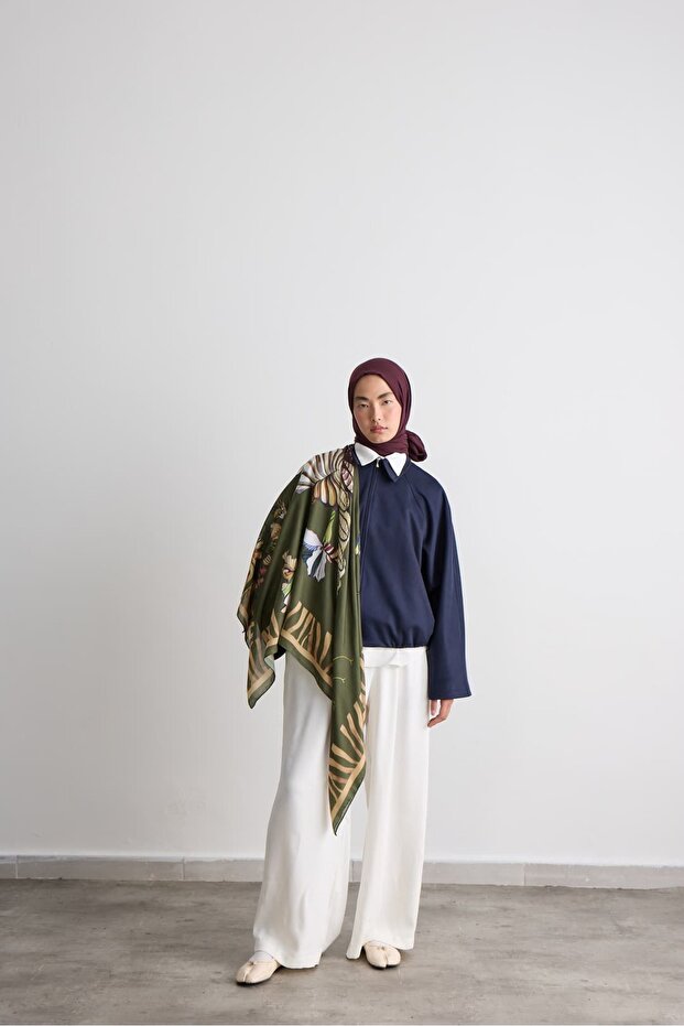 Veridia Patterned Shoulder Shawl