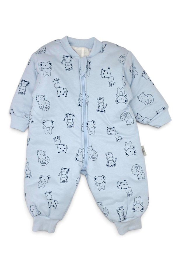 2.5 Tog Value Winter Sleeping Bag for Boys and Girls, 1-2-3-4-5-6 Years Old, Printed Beige