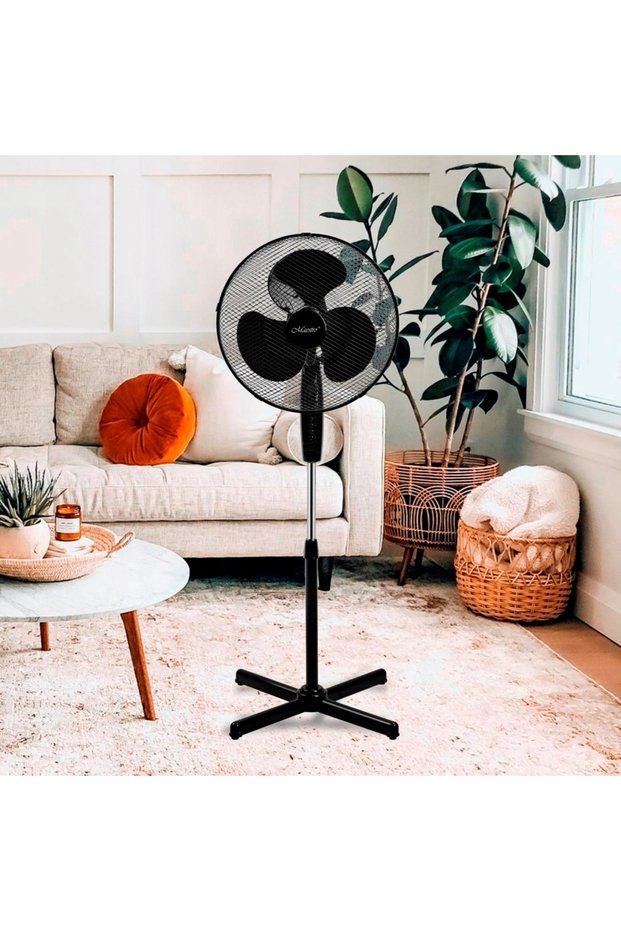 Ventilator de podea negru MR-901