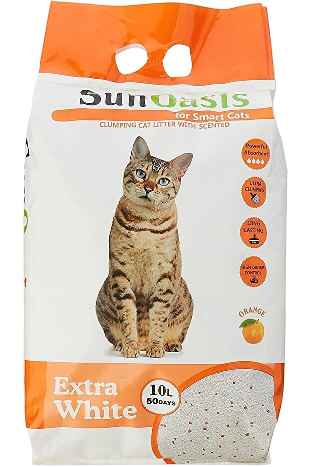 Clumping Cat Litter Orange Scented 10 L