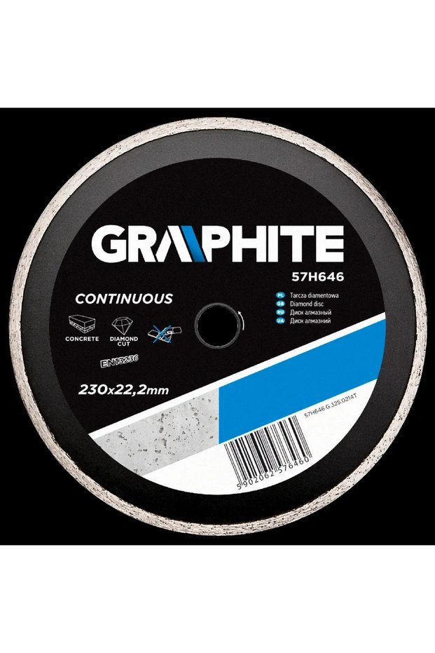 Disc diamantat 230x22.2mm solid 57H646