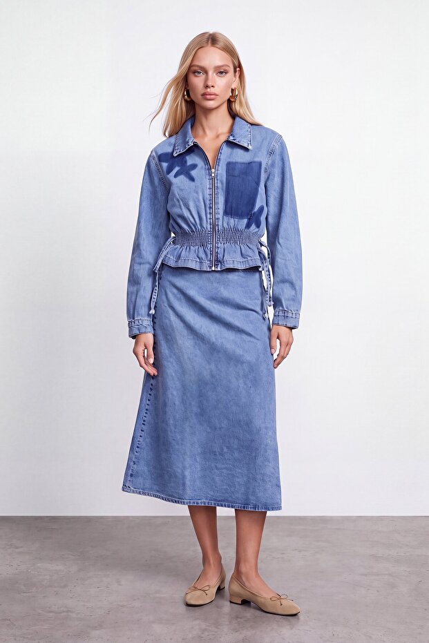 Zippered elastic waistband