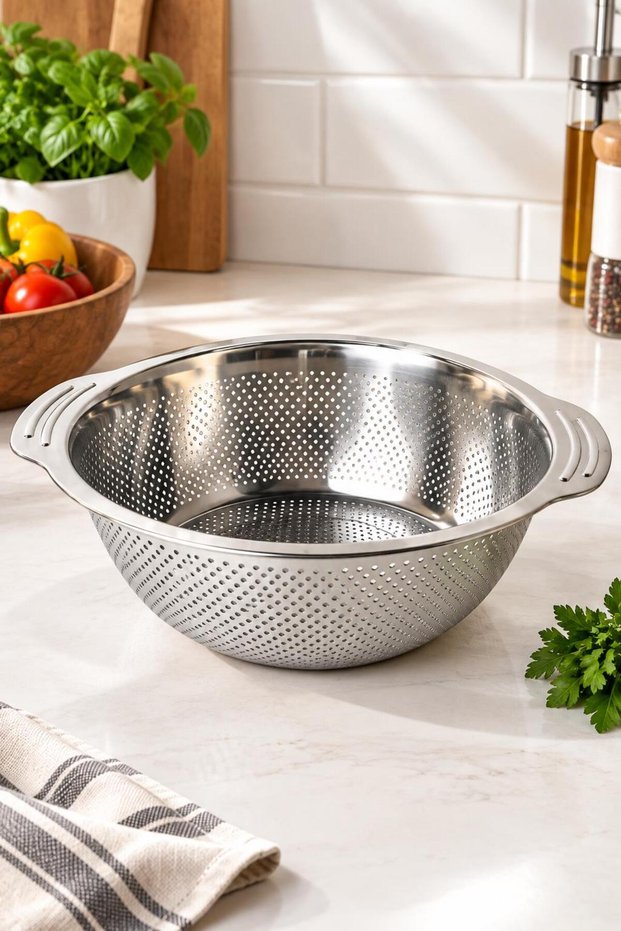 Stainless Steel Strainer, Colander 24cm