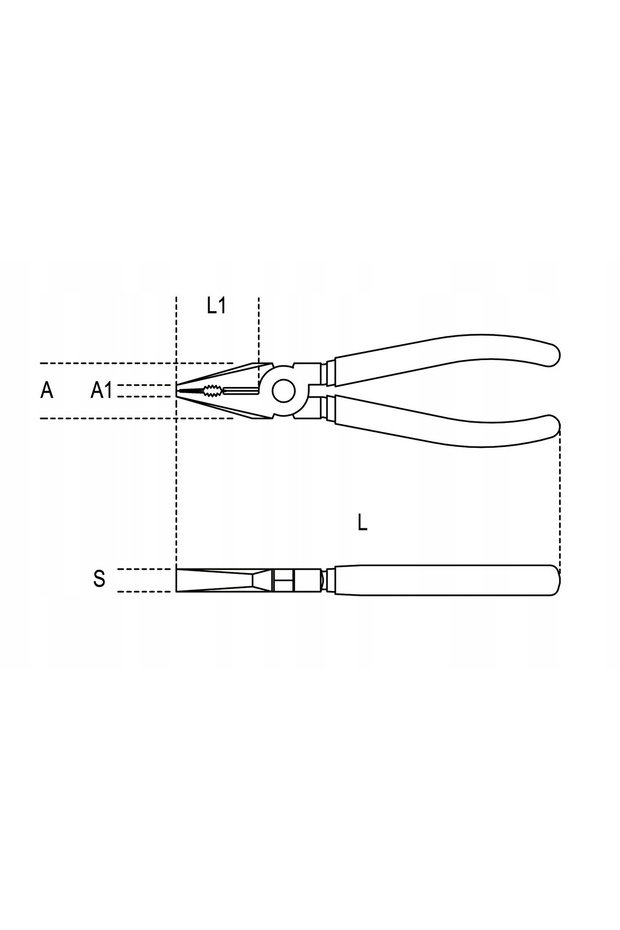 Clește universal combinat 1150 160 mm