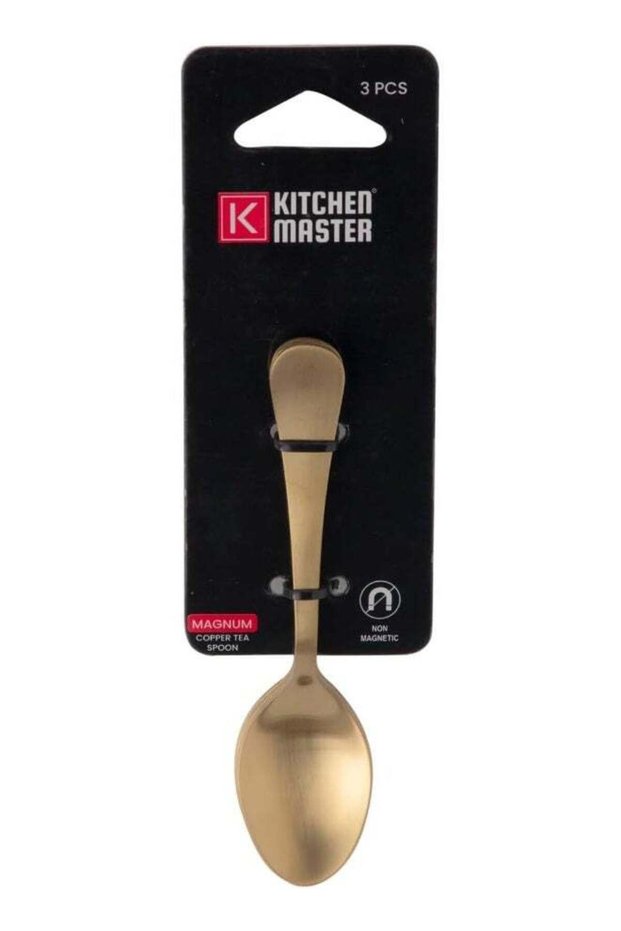 KITCHEN MASTER COPPER TEA SPOON 3PC PACK - MAGNUM
