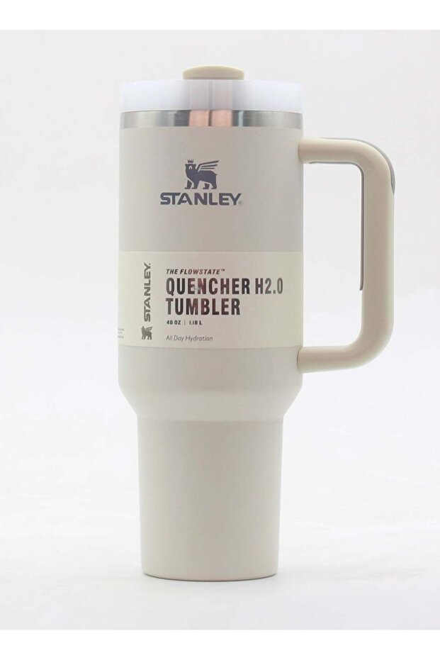 Stanley Quencher H2.0 FlowState Stainless Steel Vacuum Insulated Tumbler with Lid and Straw for Water, Iced Tea or Coffee, Smoothie and More, 40 oz