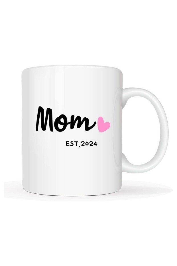 Mom Est 2024 Coffee Mug, Mother's Day New Mom Gifts for Women Her, First Time Moms Cup,