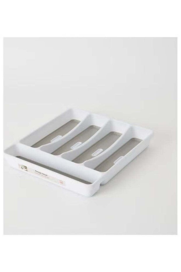 Cutlery Tray White/Grey 32.5x29x4.5cm