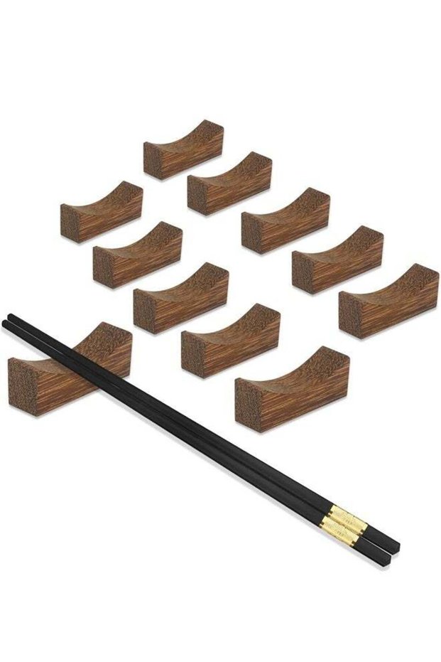 10pcs Quality Chopsticks Rests and Holders for Home Kitchen Hotel Restaurant Dining,Holding Spoons Forks Knives Chop Sticks etc. Neatly and Stably
