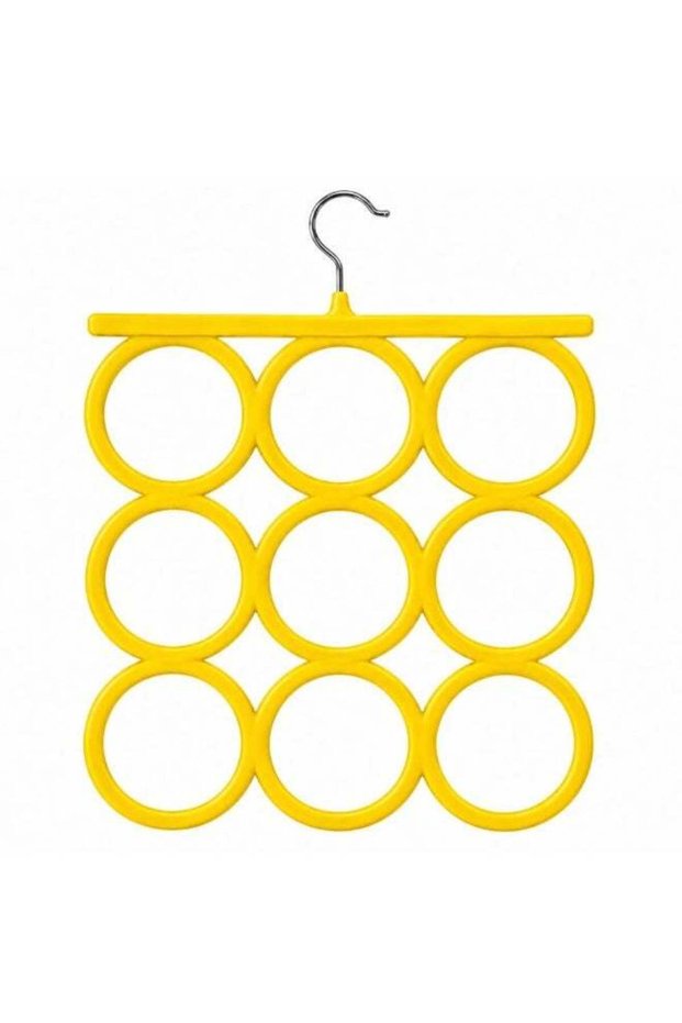 Nine-Ring Hanging Organiser. (ASSORTED COLORS)