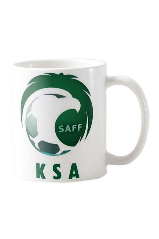 Printed SAFF Saudi Arabia FC Mug White/Green