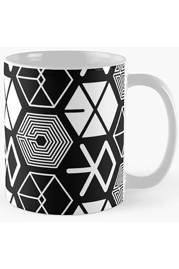 EXO KPOP 11oz Ceramic Coffee Mug: Xiumin, Suho, Lay, Baekhyun, Chen, Chanyeol, D.O., Kai Sehun for Fandom EXO-L Merch