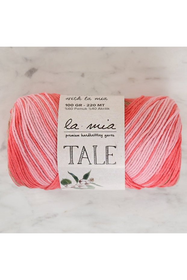 La Mia Tale Marbled Hand Knitting Lanyard - Lm166