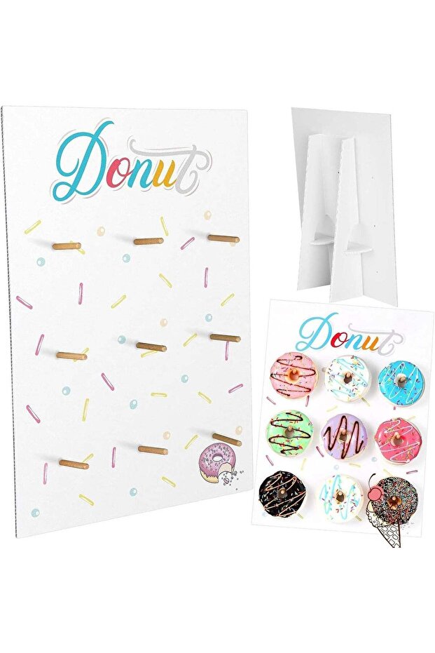 ARS® Donut Wall Stand for Parties and Events - Elegant Dessert Display Board