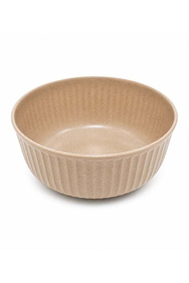 Modern Ribbed Eco-Friendly Dining Bowl for Kitchen & Outdoor Dining