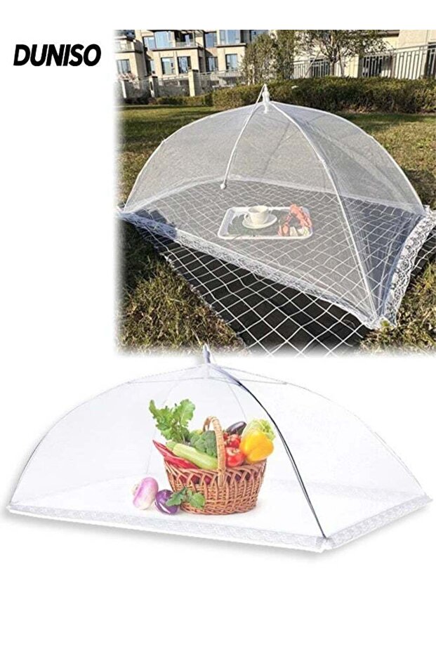Pop-up Picnic Mesh Food Covers,Mesh Screen Food Covers Umbrella Tent,Collapsible Food Cover,Reusabl