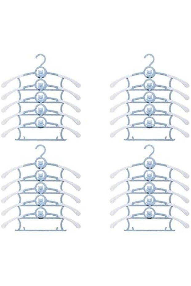 Baby Clothes Hangers for Closet, 20 Pack Adjustable Toddler Kids Hangers,Children Nursery Hangers,Non-Slip and Extendable Laundry Infant Hangers