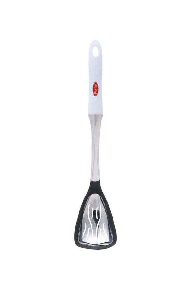 Slotted Cooking Spoon Silver/Black