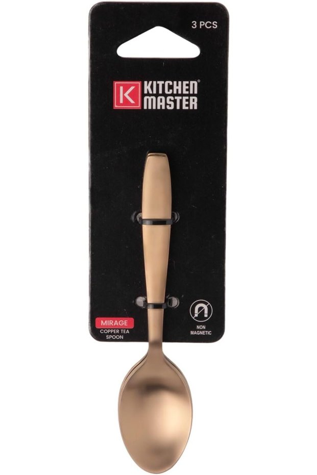 Kitchen master COPPER TEA SPOON 3PC PACK - MIRAGE