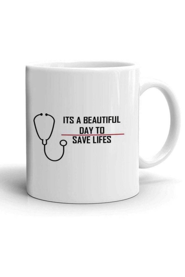 DESIGN Doctor Theme Ceramic Coffee Mug (325 Ml) - Gift For Doctors,Birthday Mug For Doctor