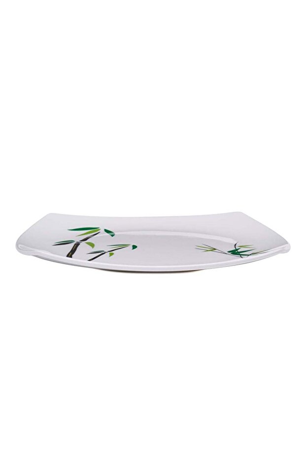 Square Plate Green 27cm