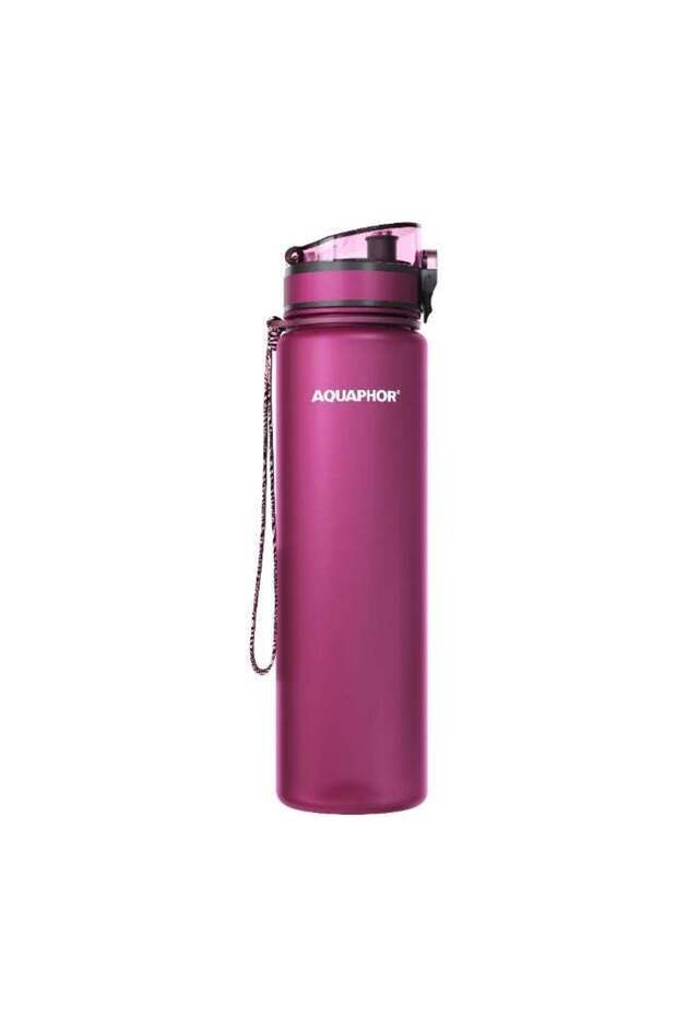 City Water Filter Bottle 1000ml, Portable Reusable Bottle with 150L Long-Lasting Cartridge, Removes Chlorine, Heavy Metals, Toxins & Odors, Improves Taste, Eco-Friendly BPA-Free Travel Water Purifier