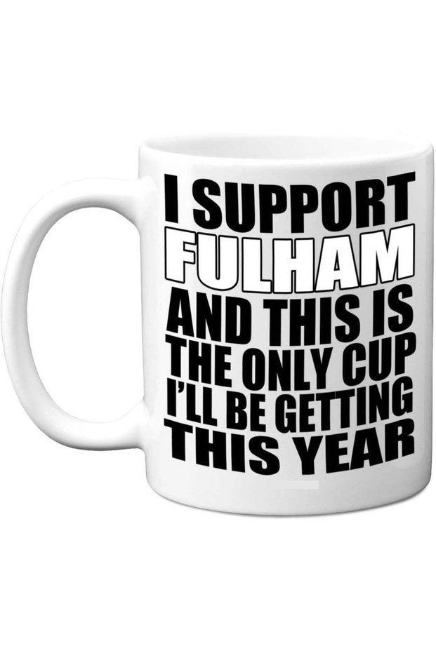 Funny Football Mug Gift for Fulham Fans - Footy Only Cup - Joke Xmas Birthday Mugs Present Gifts for Son Dad Brother Uncle Colleague Friend Cousin