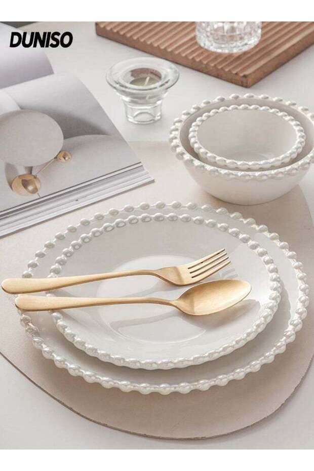 4-Piece Eco-Friendly and Food-Grade Ceramic Dinnerware set,High Quality Porcelain Set,Dishware Set