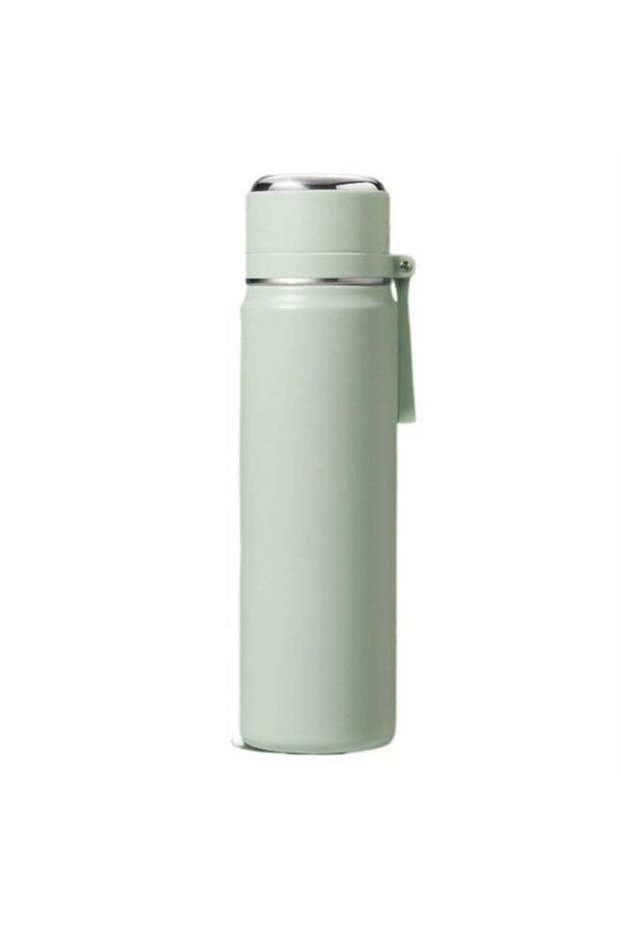 500ml Leakproof Stainless Steel Sports Water Bottle with Straw & Handle | Kids & Adults Water Bottle | School, Gym, Outdoor, Travel | BPA Free, Easy to Carry | Unisex
