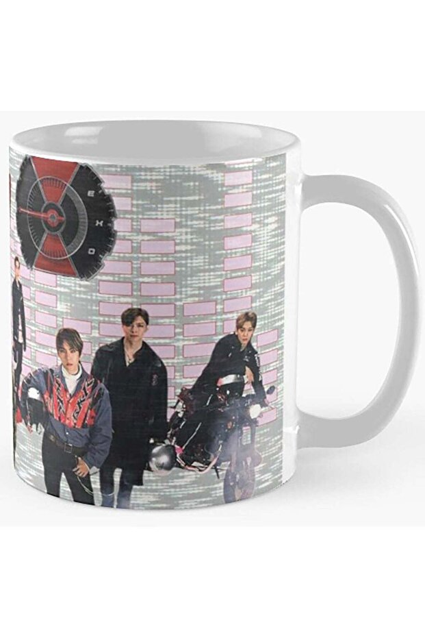 EXO KPOP 11oz Ceramic Coffee Mug: Xiumin, Suho, Lay, Baekhyun, Chen, Chanyeol, D.O., Kai Sehun for Fandom EXO-L Merch