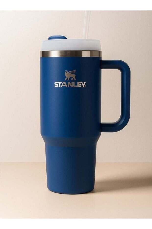40 Oz Stanly Quencher H2.0 Flow State Stainless Steel Vacuum Insulated Tumbler with Lid and Straw for Water, Iced Tea or Coffee, Smoothie and More(Blue)