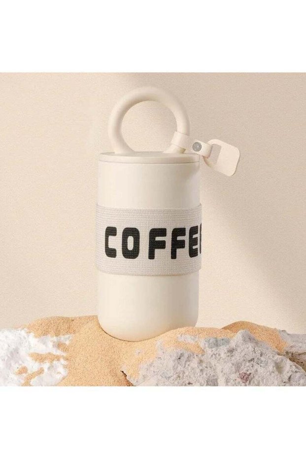 16oz Coffee Mug Stainless Steel Vacuum-Insulated Travel Mug with Leakproof Lid & Handle Double-Wall Vacuum Insulated Tumbler Suitable for Hot & Cold Drinks Ideal Travel Coffee Mug