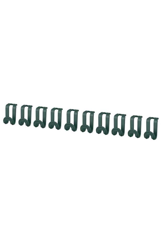 Wardrobe Hanger Connector, Green, 10 Pack